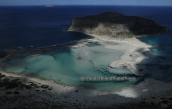 Balos lagoon at Crete island