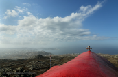 Image from Profitis Ilias Vorniotis the highest peak of Myconos island