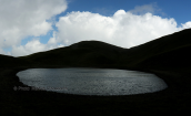 Lake Gistova at 2350m at Gramos mountain