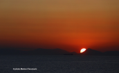 Sunset at Aegean sea