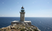 The lighthouse at Tenaro cape at south Peloponese