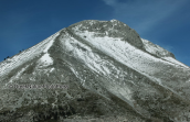 The peak of Dirfis mountain