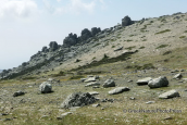 Landscape at Ochi mountain at Evia island