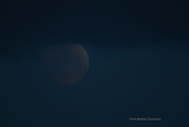 Moon΄s total eclipse at 19-01-2019 at Attica